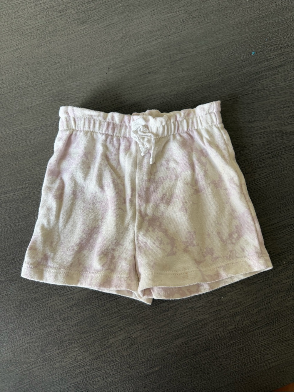 Kids Tie-Dye Terry Shorts - Light purple